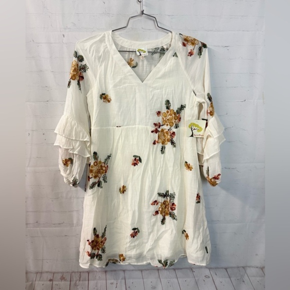 NWT Anthropologie Fig and Flower Dress Floral Boho - Size Small